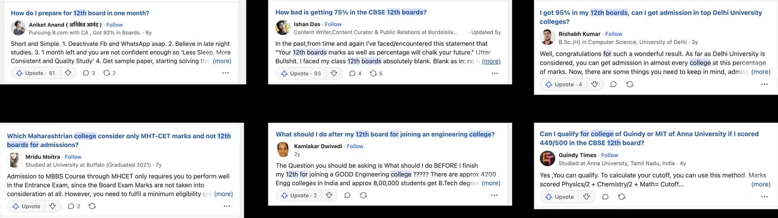 Findings from the student survey